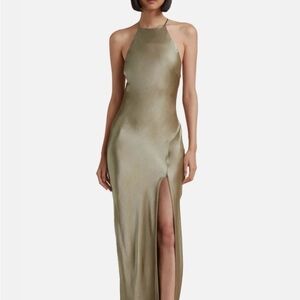 Bec & Bridge Loren Halter Midi Dress - Sage / AU8